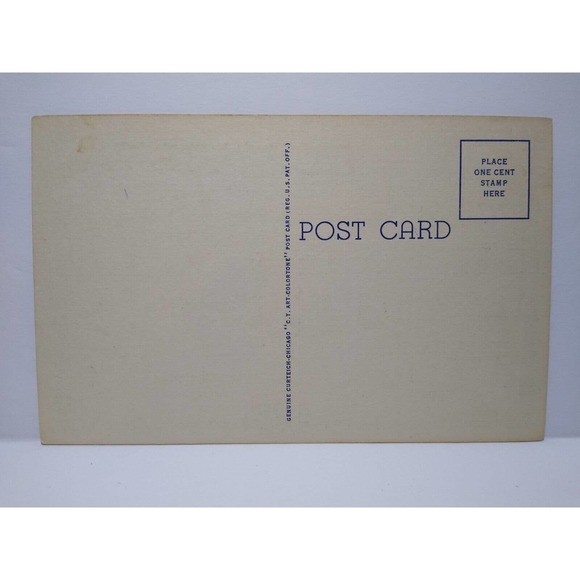 Greetings From AltaVista Virginia Large Big Letter Linen Postcard Curt Teich - Picture 2 of 2